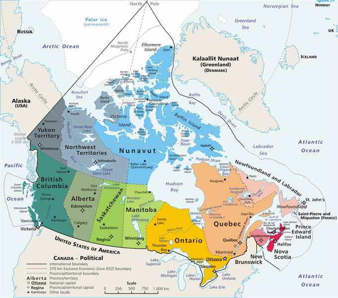 Saint John karte kanada